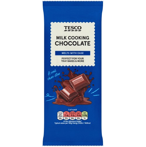 Tesco Milk Cooking Chocolate (150g)