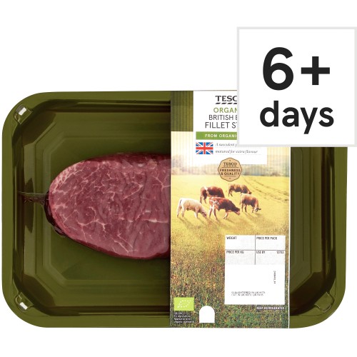 Tesco Organic Beef Fillet Steak