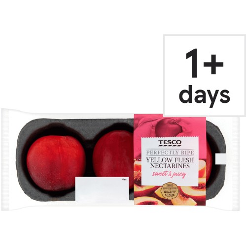 Tesco Perfectly Ripe Nectarines Minimum 3