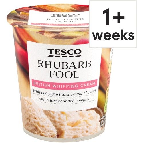Tesco Rhubarb Fool (114g)