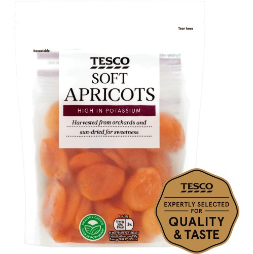 Tesco Soft Apricots (250g)