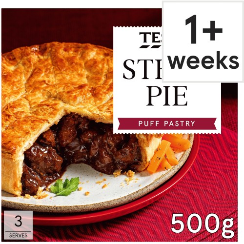 Tesco Steak Puff Pastry Pie (500g)