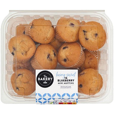 The BAKERY at ASDA 16 Blueberry Mini Muffins