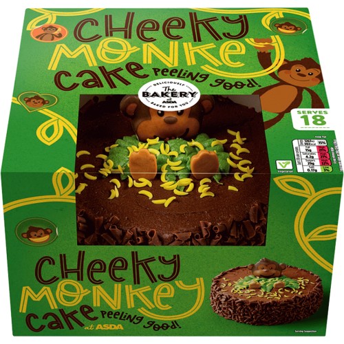 The BAKERY at ASDA Cheeky Monkey Cake