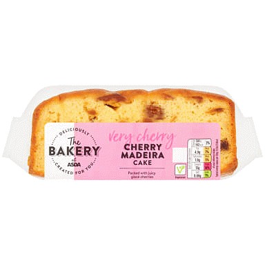 The BAKERY at ASDA Cherry Madeira Cake
