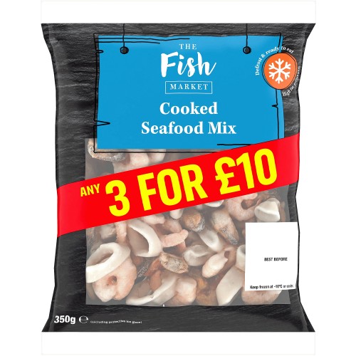 The Fish Market Cooked Seafood Mix (350g)