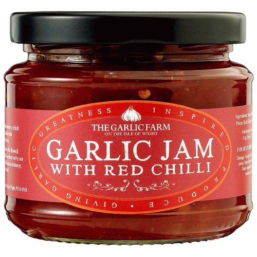 The Garlic Farm Garlic Jam with Red Chilli (220g)