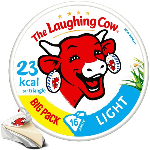 The Laughing Cow Light Cheese Spread Triangles (16 x 240g)