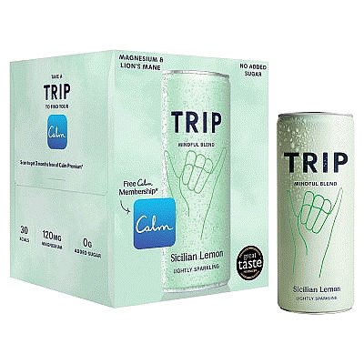 TRIP Mindful Blend Sicilian Lemon (4 x 250ml)