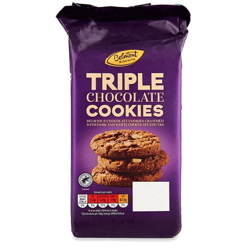 Triple Chocolate Cookies