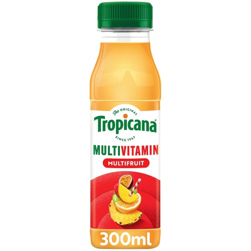 Tropicana Multivitamin Boost Fruit Juice Single Multivitamins (300ml)