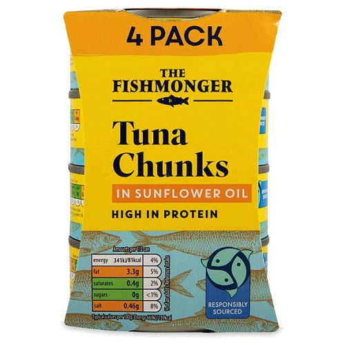 Tuna Chunks in Sunflower Oil (4)