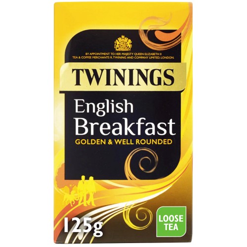 Twinings English Breakfast Loose Leaf Tea (125g)