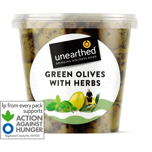 Unearthed Green Olives with Herbs (342g)