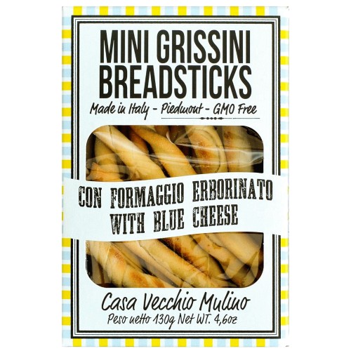 Vecchio Mulino Mini Grissini with Cheese (130g)