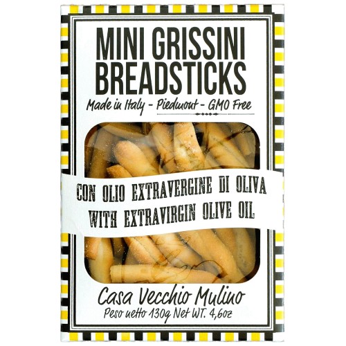 Vecchio Mulino Mini Grissini with Olive Oil (130g)