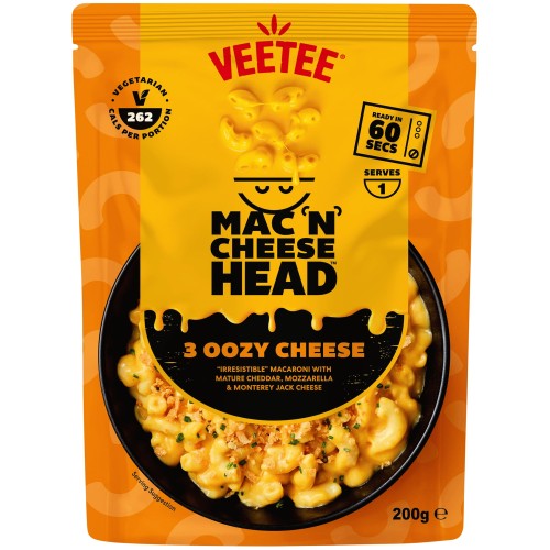 Veetee Mac 'N' Cheese Head 3 Oozy Cheese (200g)