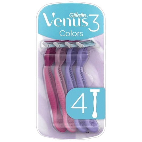 Venus3 Women's Disposable Razors Multicoloured (4)