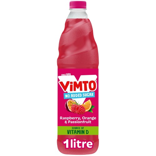 Vimto Remix Raspberry Orange & Passionfruit Squash (1 Litre)