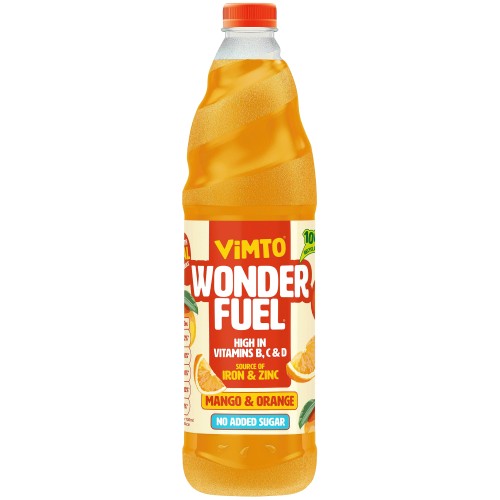Vimto Wonderfuel Mango & Orange Squash (725ml)