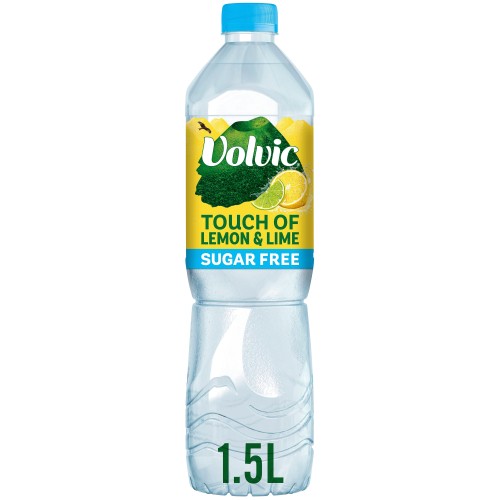 Volvic Touch of Fruit Sugar Free Lemon & Lime Water (1.5 Litre)