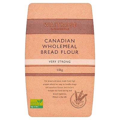 Waitrose Canadian Bread Wholemeal Flour (1.5kg)