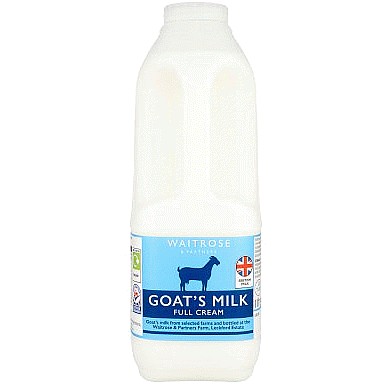 Waitrose Full Cream Goats Milk (1 Litre)