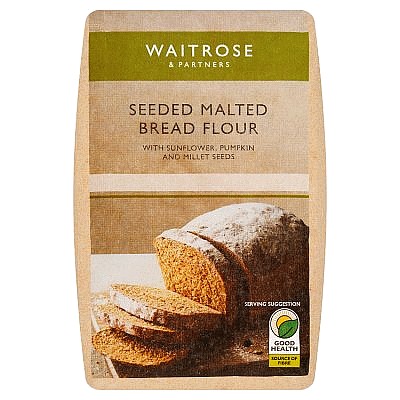 Waitrose Seeded Malted Bread Flour (1.5kg)