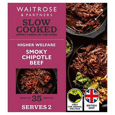 Waitrose Slow Cooked Smoky Chipotle Beef (385g)