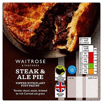 Waitrose Steak & Ale Pie (200g)