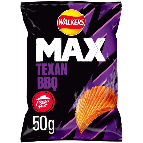 Walkers Max Pizza Hut Texan BBQ Crisps (50g)