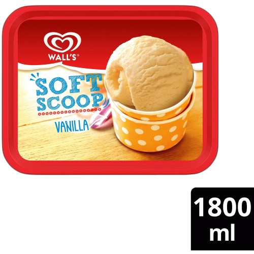 Wall's Soft Scoop Vanilla Ice Cream (1.8 Litre)
