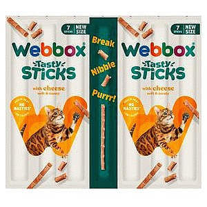 Webbox Tasty Sticks Cheese (7 x 5g)