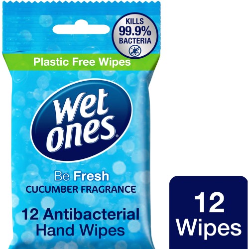 Wet Ones Fresh Antibacterial Hand Wipes (12)