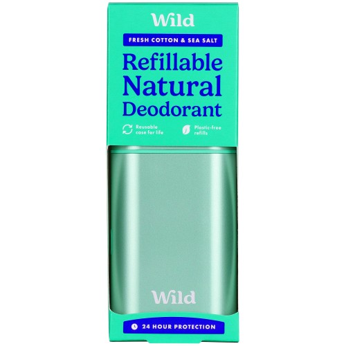 Wild Fresh Cotton & Sea Salt Deodorant Refill Pack (40g)