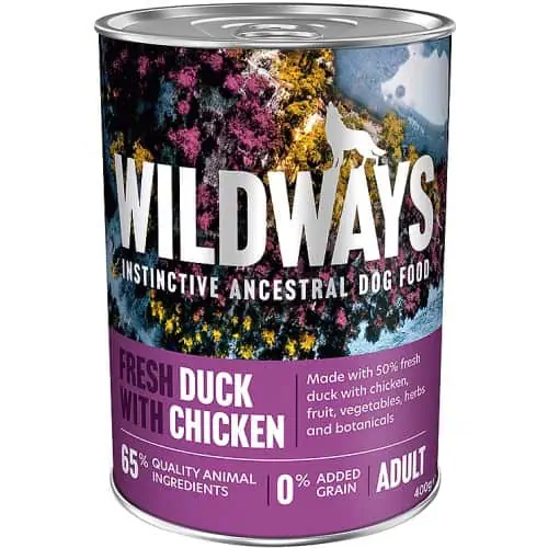 Wildways Fresh Duck With Chicken & Vegetables Dry Adult Dog Food (400g)