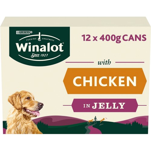 Winalot Classics Chunks In Jelly Chicken (12 x 400g)