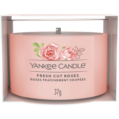 Yankee Fresh Cut Roses Filled Votive