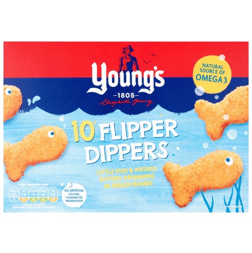 Young's 10 Flipper Dippers (10 x 250g)