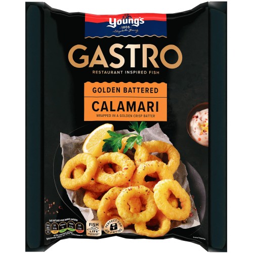 Young's Gastro Golden Battered Calamari (250g)