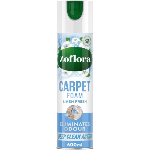 Zoflora Carpet Fresh & Care Foam Linen Fresh (600ml)