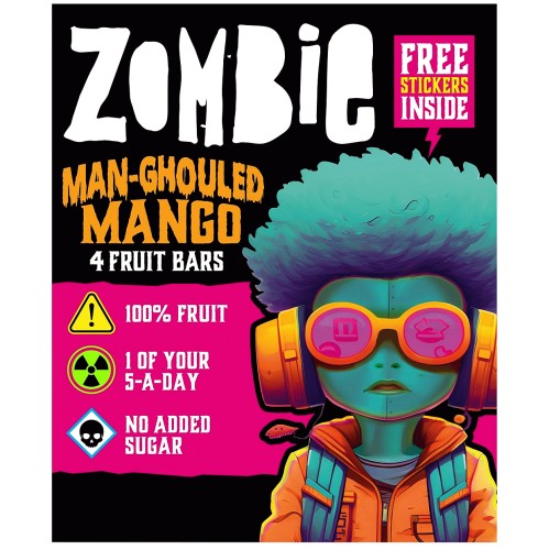 Zombie Mango Fruit Snack Bar Multipack (4 x 25g)
