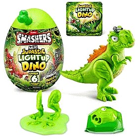 Zuru Smashers Mini Jurassic Light Up Dino Egg