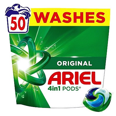 Ariel 4in1 PODS Washing Capsules 50 (50 x 50w)
