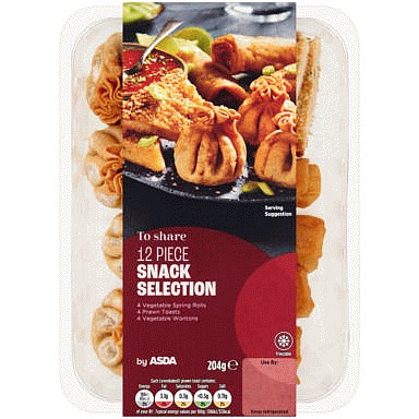 ASDA 12 Piece Snack Selection (204g)