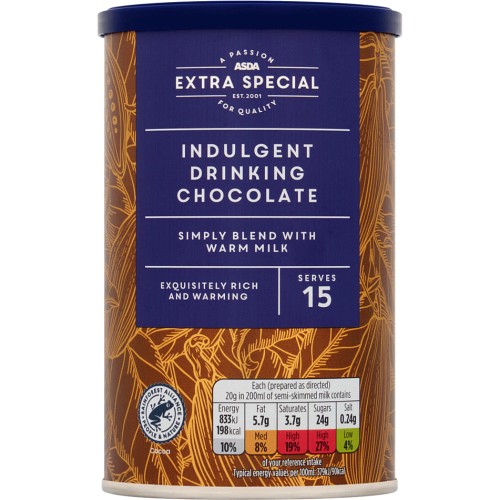 ASDA Extra Special Fairtrade indulgent Drinking Chocolate