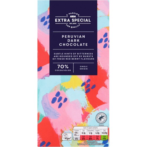 ASDA Extra Special Peruvian Dark Chocolate