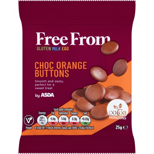 ASDA Free From Choc Orange Buttons