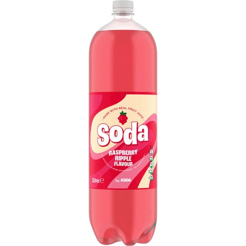 ASDA Raspberry Ripple Flavour Soda