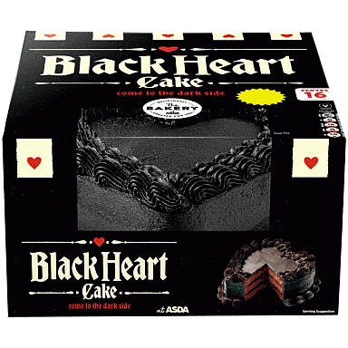 ASDA The Bakery at Black Heart Cake